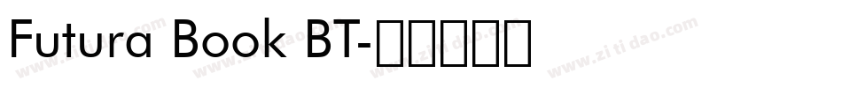 Futura Book BT字体转换